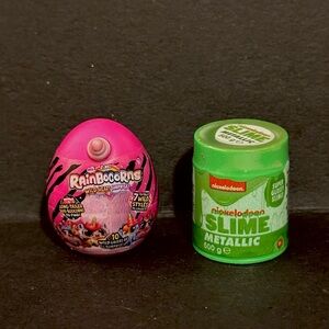 Mini Brands Rainbocorns Wild Heart Surprise Egg and Nickelodeon Slime